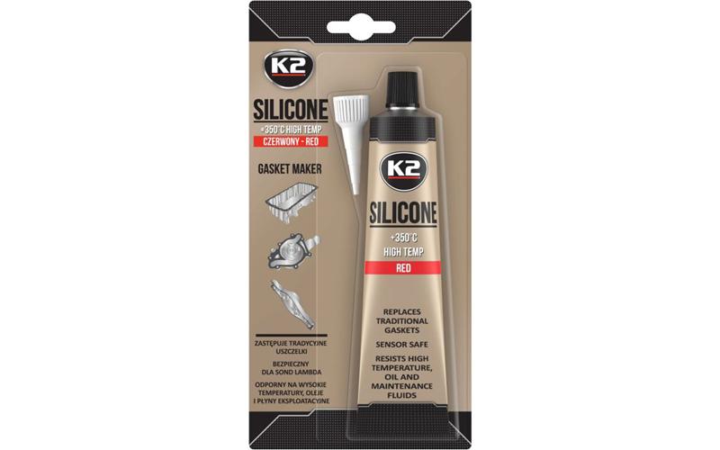 K2 Kit Silikon Wysokotemperaturowy 85g (Czerwony)