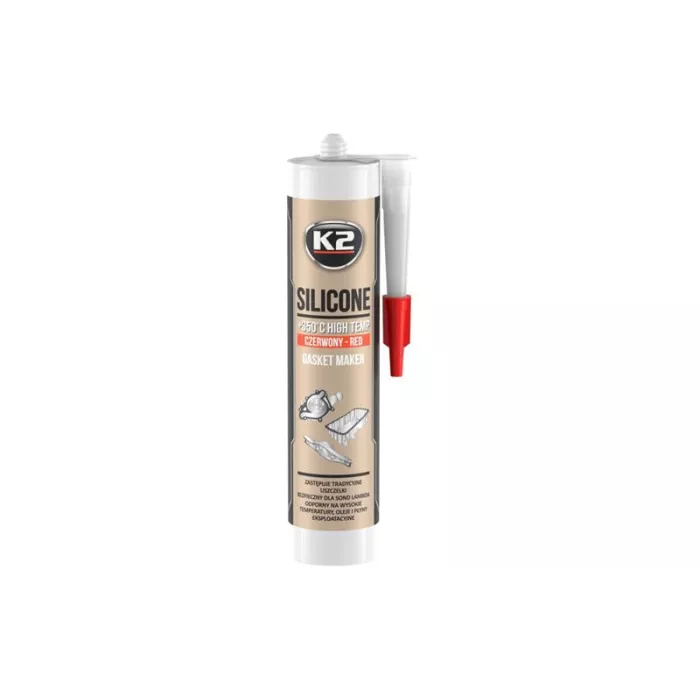 K2 Silicona Roja Resistente A Altas Temperaturas +350°C 300g
