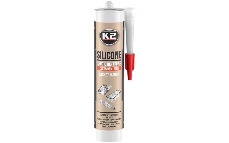 K2 Silikon Wysokotemperaturowy Czerwony +350°C 300g