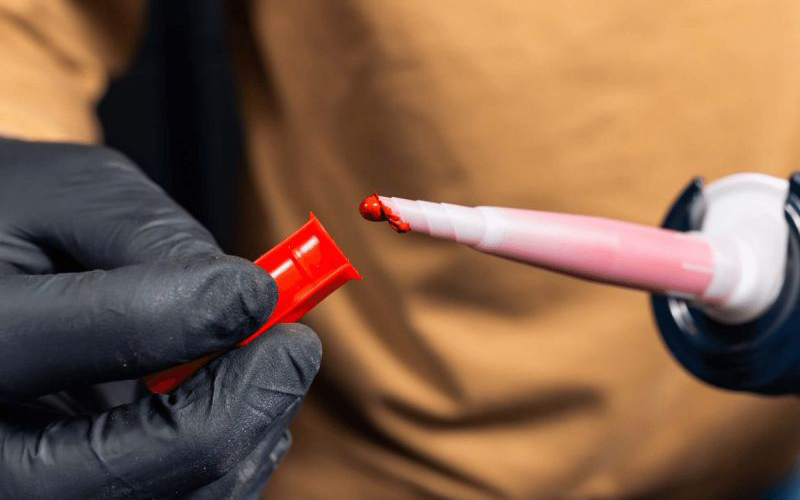 K2 Silicone Haute Température Rouge +350°C 300g