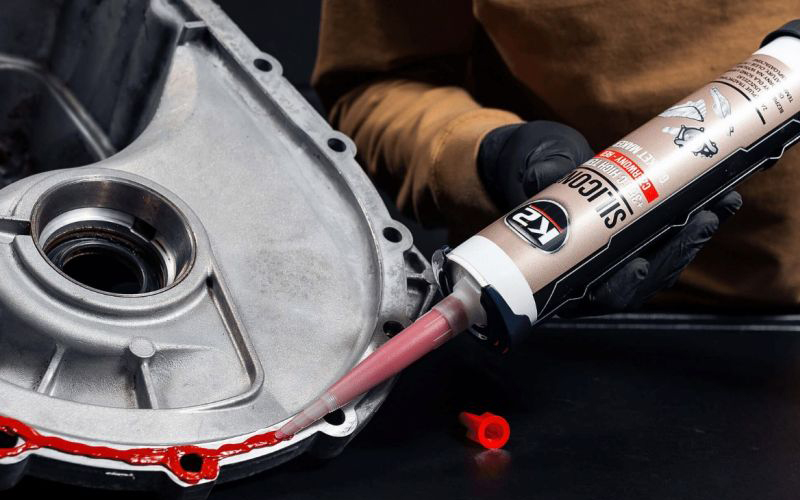 K2 Silicona Roja Resistente A Altas Temperaturas +350°C 300g