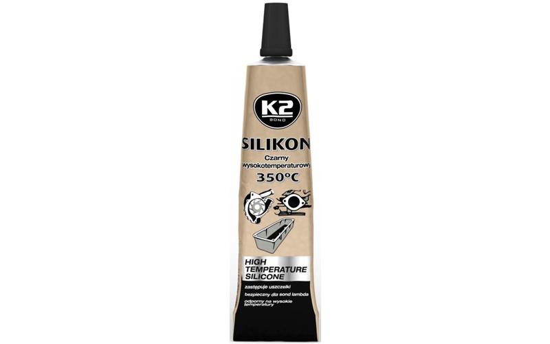 K2 Silicone Haute Température +350°C 21g (Noir)