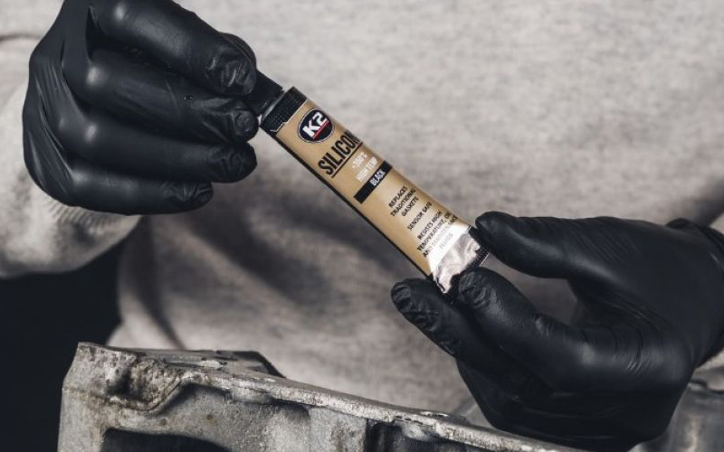 K2 Silicone Haute Température +350°C 21g (Noir)