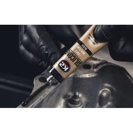 K2 Silicona Resistente A Altas Temperaturas +350°C 21g (Negra)