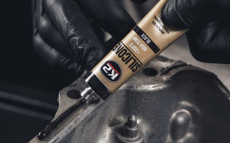 K2 Silicona Resistente A Altas Temperaturas +350°C 21g (Negra)