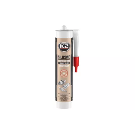 K2 Kit Silicona de Alta Temperatura +350°C 300g (Negro)