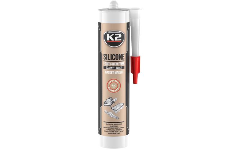 K2 Kit Silicone Haute Température +350°C 300g (Noir)