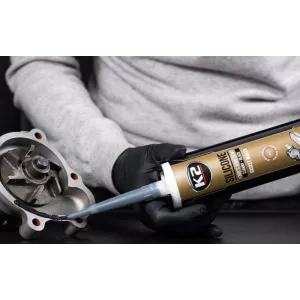 K2 Kit Silicona de Alta Temperatura +350°C 300g (Negro)