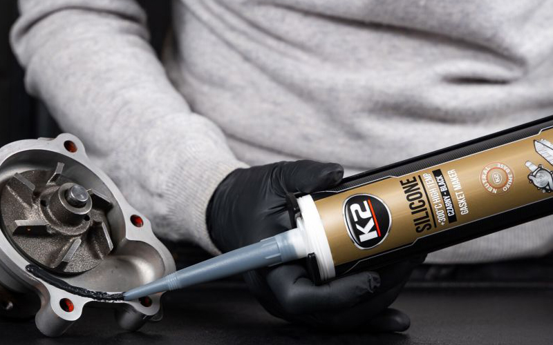 K2 Kit Hochtemperatur-Silikon +350°C 300g (Schwarz)