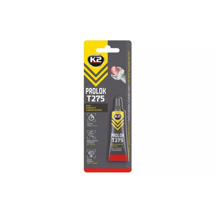 K2 Prolok T275 Adhesivo para Roscas 6ml (Rojo)