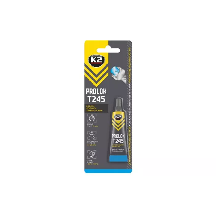 K2 Prolok T245 Adhesivo para Roscas 6ml (Azul)
