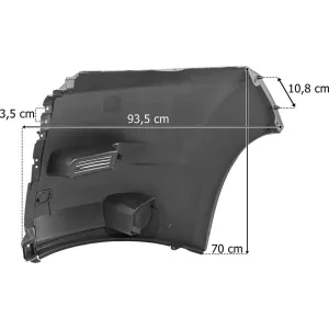 Fiat Ducato / Citroen Jumper / Peugeot Boxer (2006-2014) Puntera Paragolpes Delantero Dch