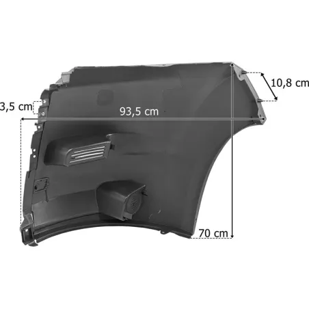Fiat Ducato / Citroen Jumper / Peugeot Boxer (2006-2014) Puntera Paragolpes Delantero Dch