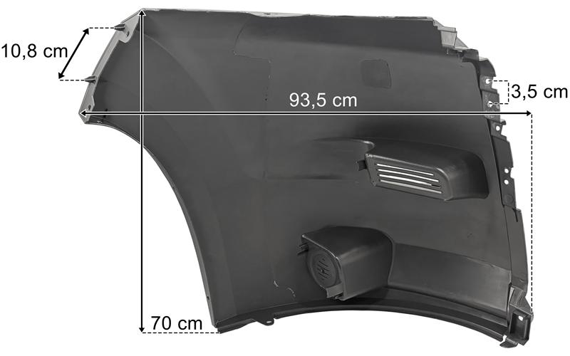 Fiat Ducato / Citroen Jumper / Peugeot Boxer (2006-2014) Puntera Paragolpes Delantero Izq