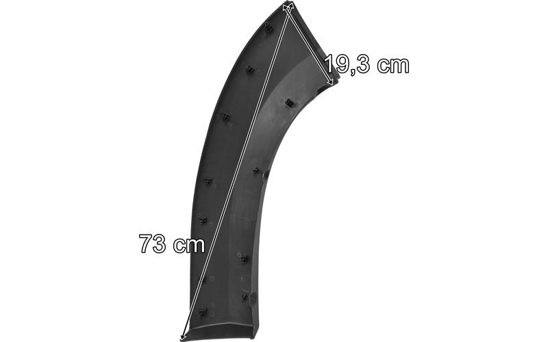 Fiat Ducato / Citroën Jumper / Peugeot Boxer (2006-2014) Moldura de Paragolpes Dch