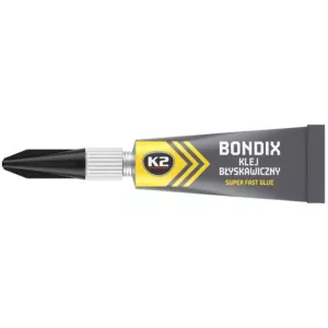 K2 BONDIX COLLE SÉCHANT RAPIDEMENT POUR PLASTIQUE, BOIS, CAOUTCHOUC, CUIR ET CÉRAMIQUE 3G