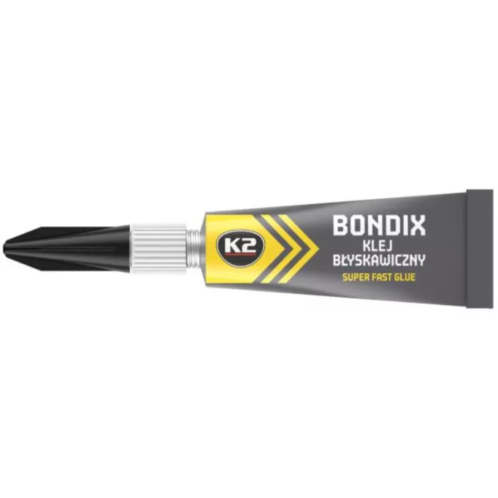 K2 Bondix Colle Séchant Rapidement Pour Plastique, Bois, Caoutchouc, Cuir Et Céramique 3g