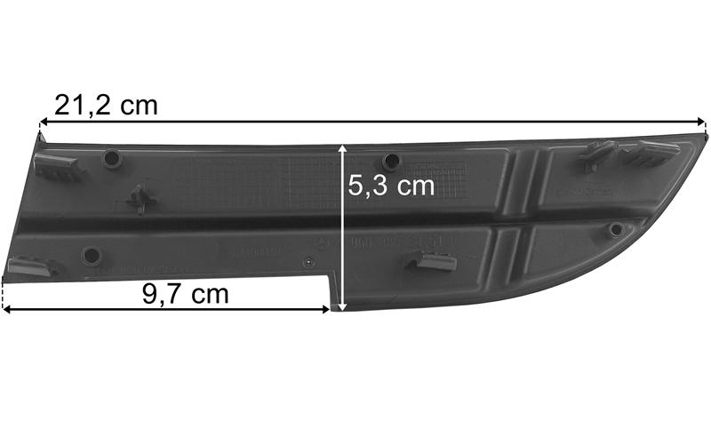 Mercedes Arocs Abdeckung Kühlergrill Rechts