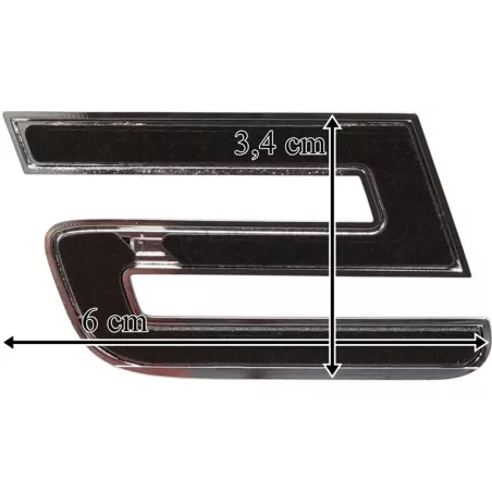 Mercedes MP4 Badge de Porte (Chiffre 5)
