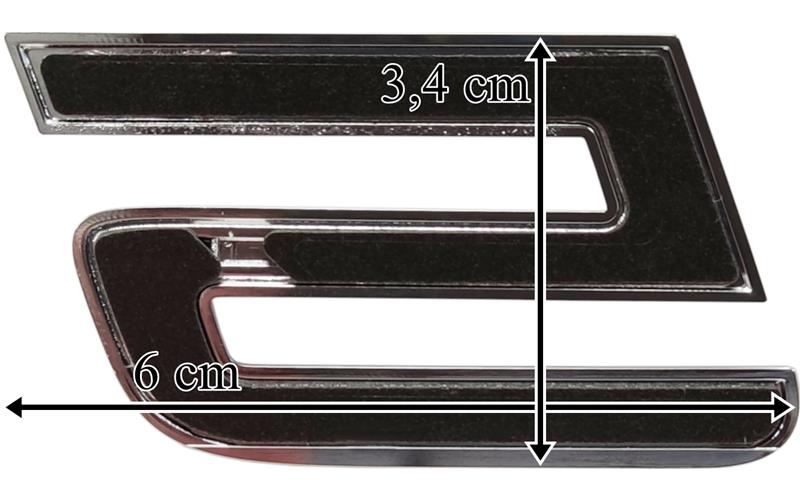 Mercedes MP4 Placa para Puerta (Cifra 5)