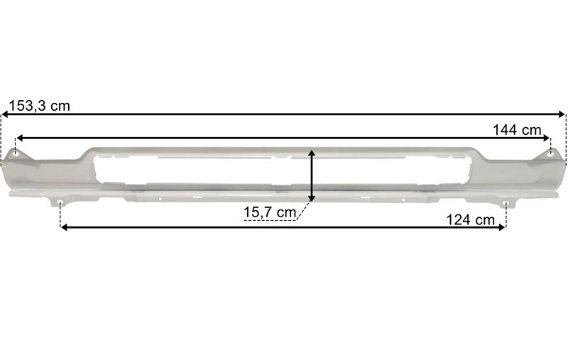 Scania 6 CP Calandre / Grille Centrale (Cabine Basse)