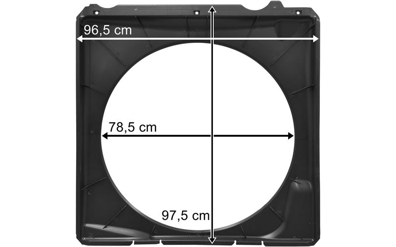 Scania P G Kühler Lüfterhaube