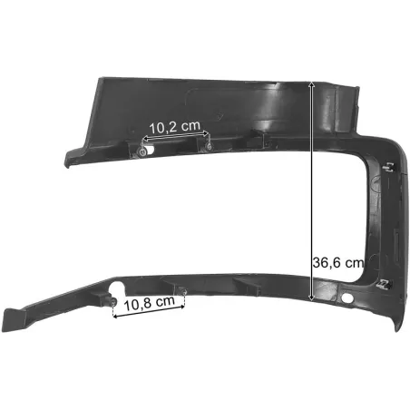 Scania P Xt (2017-) Encadrement de Phare Droit (3 Trous de Fixation Pour Grille de Protection)