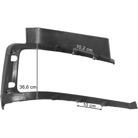 Scania P Xt (2017-) Encadrement de Phare Gauche (2 Trous de Fixation Pour Grille de Protection)