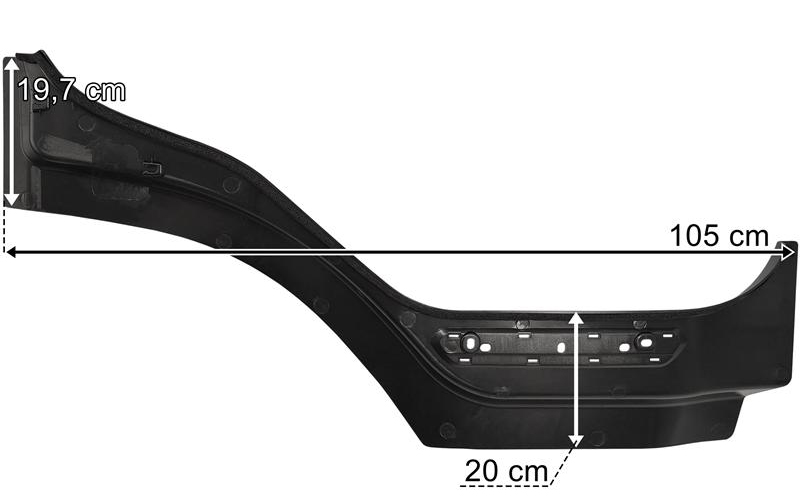 Scania P Cab Step Cover Upper Lh< / Strong><br>