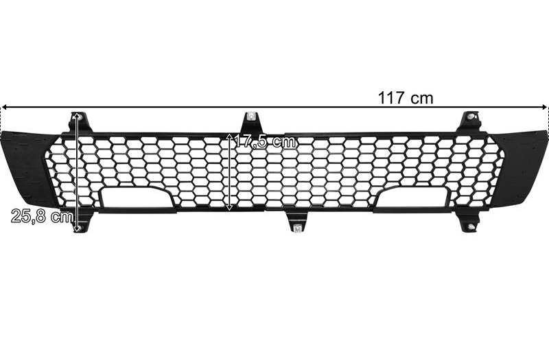 Scania R Series Upper Grille Mesh Center Part