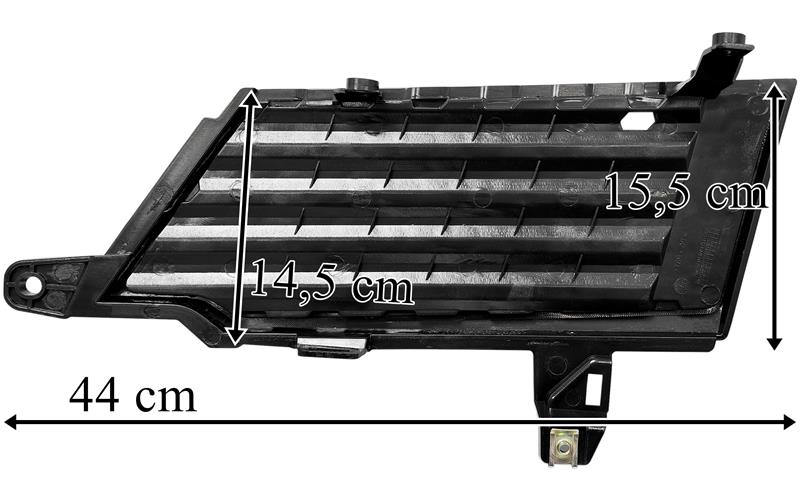 Scania L / P / G Series Upper Grille Mesh Part RH