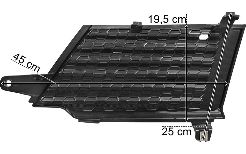 Scania R / S Series (2017-) Upper Grille Mesh RH