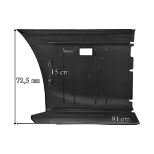 Scania 7 (2017-) Next Gen Spoiler Międzyosiowy Tylny Lewy