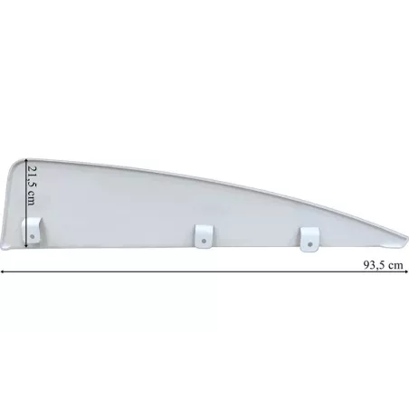 Scania R Series (2017-) Upper Cab Rear Spoiler Wedge LH