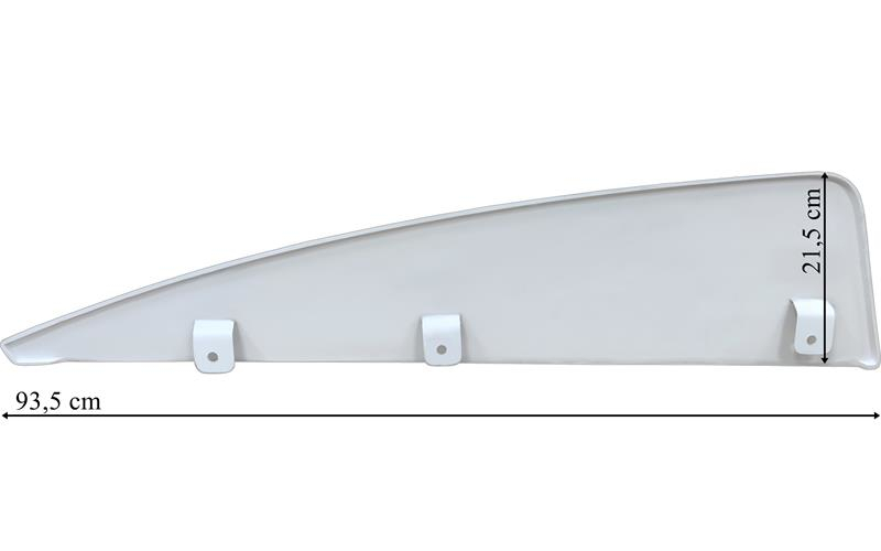 Scania R Series (2017-) Upper Cab Rear Spoiler Wedge RH