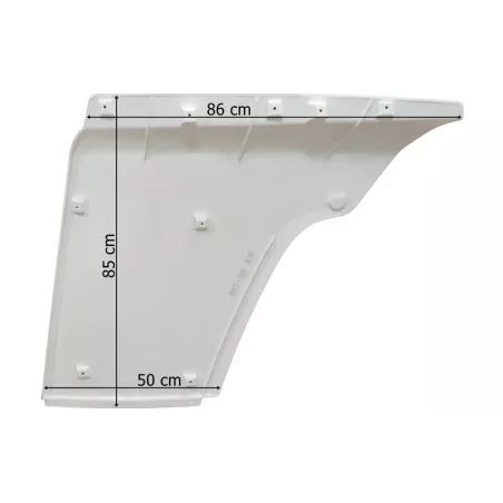 Scania S / R Series (2017-) Spoiler de Cabine Arrière Supérieur Gauche