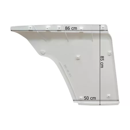 Scania S / R Series (2017-) Upper Cab Rear Spoiler RH