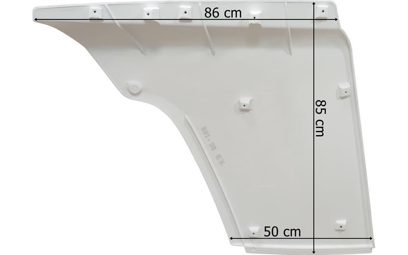 Scania S / R Series (2017-) Upper Cab Rear Spoiler RH
