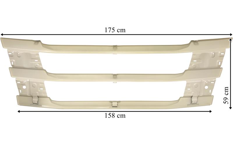 Scania R / S Series (2016-) Center Grille