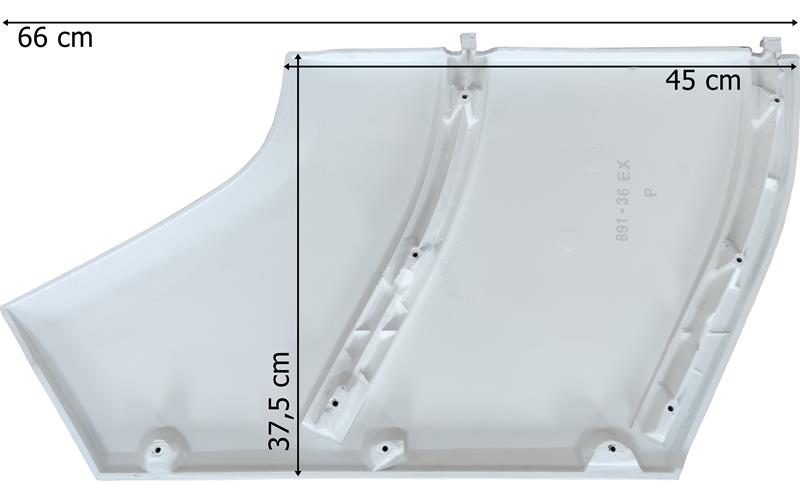 Scania R / S Series (2017-) Untere Cab Rear Spoiler Rechts