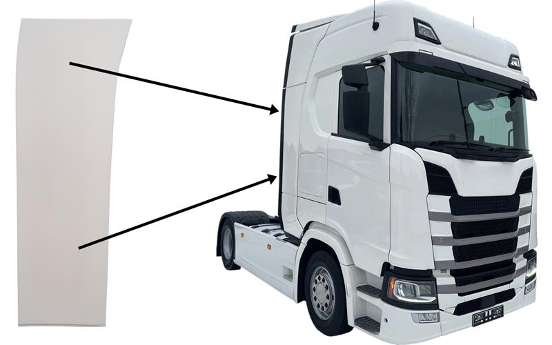 Scania R / S Series (2017-) Cab Rear Spoiler RH