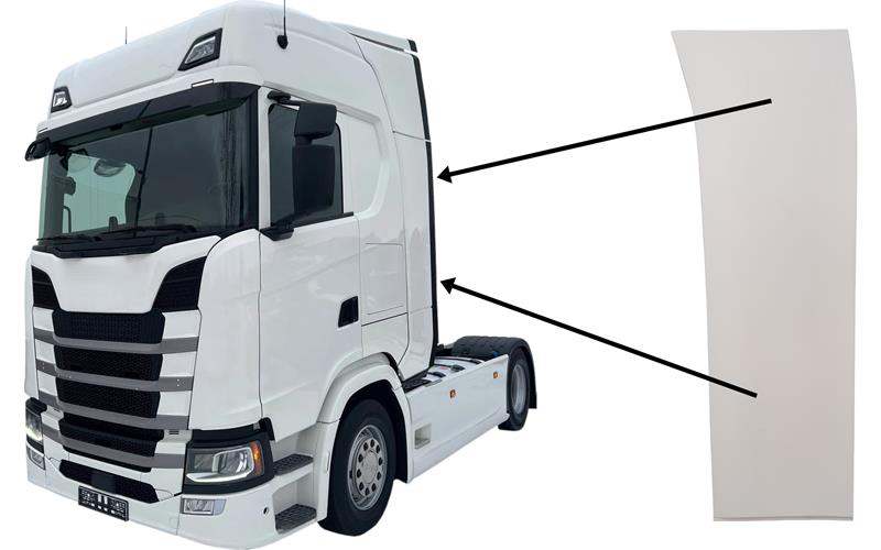 Scania R / S Series (2017-) Cab Rear Spoiler LH