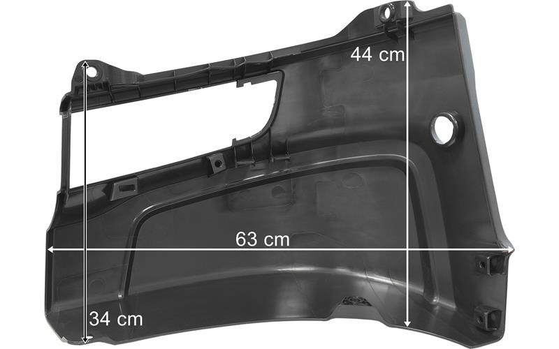 Scania P / G / R / S (2017-) Next Gen Stoßstange Ecke Rechts (Mittel, Plastik)