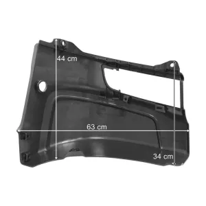 Scania P / G / R / S (2017-) Next Gen Bumper Corner LH (Medium, Plastic)