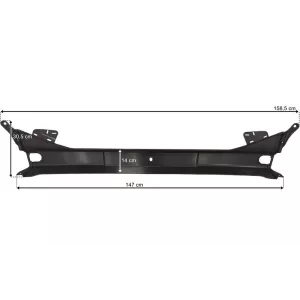 Scania P / G / R / S (2017-) Next Gen Pare-chocs Central (Bas, Plastique)