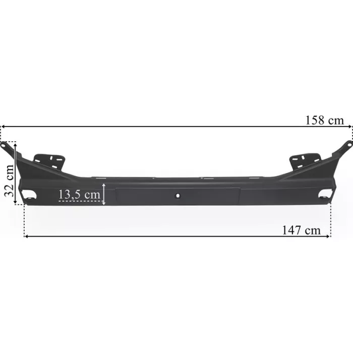 Scania P / G / R / S (2017-) Next Gen Center Bumper (Low, Laminate)