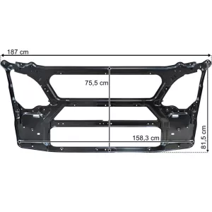 Scania 7 G (2017-) Next Gen Support / Cadre de Panneau de Calandre