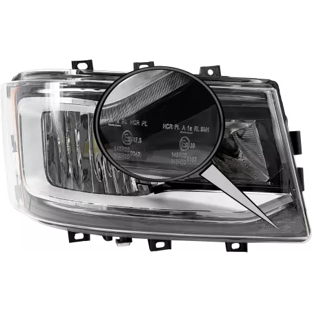 Scania 7 Next Gen Phare Droit Full LED (Réglage Électrique, Avec Module de Commande)