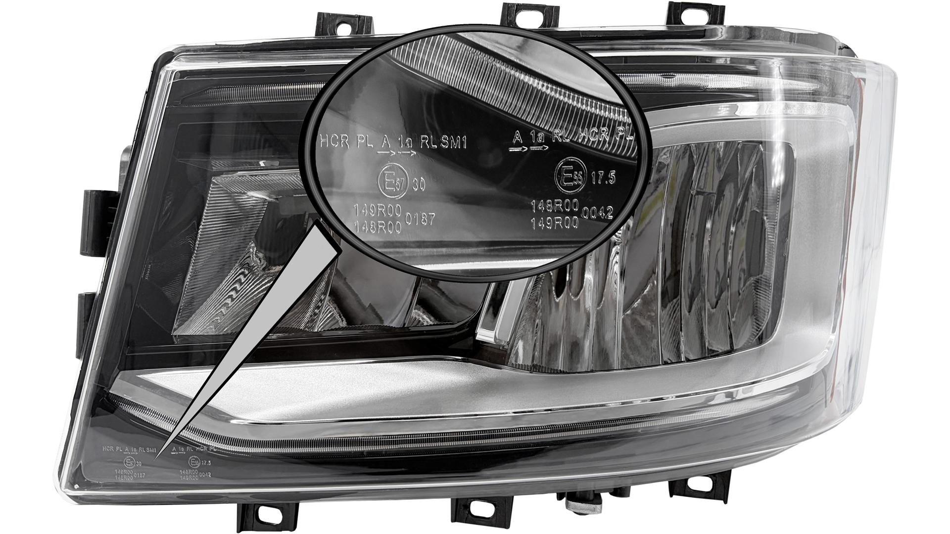 Scania 7 Next Gen Headlamp LH Full LED (Electrically Adjustable, With Control Module)