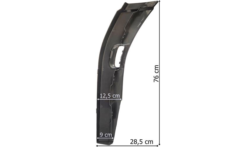 Scania Series R / S Front Right Wide Mudguard Trim With Cutout